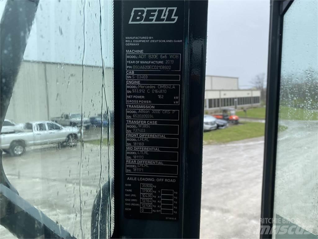 Bell B20E Midjestyrd dumper