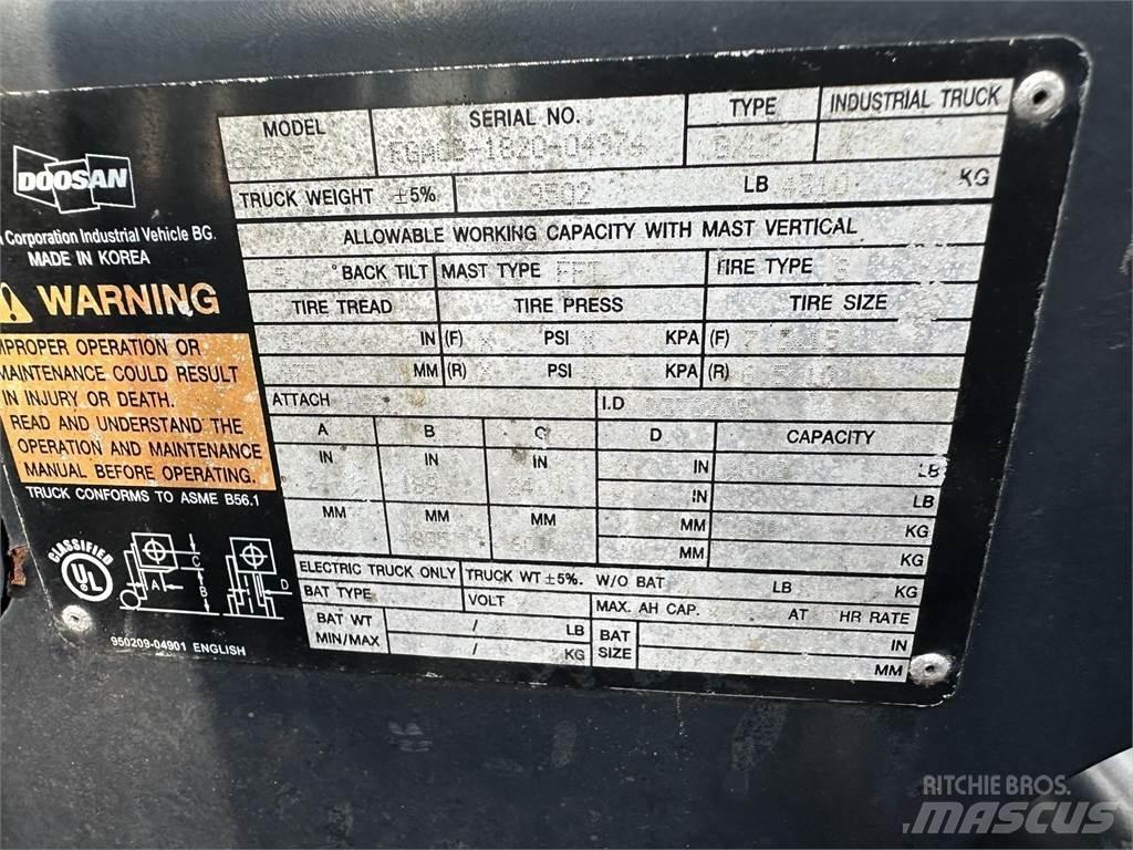 Doosan G25P-5 Övriga motviktstruckar