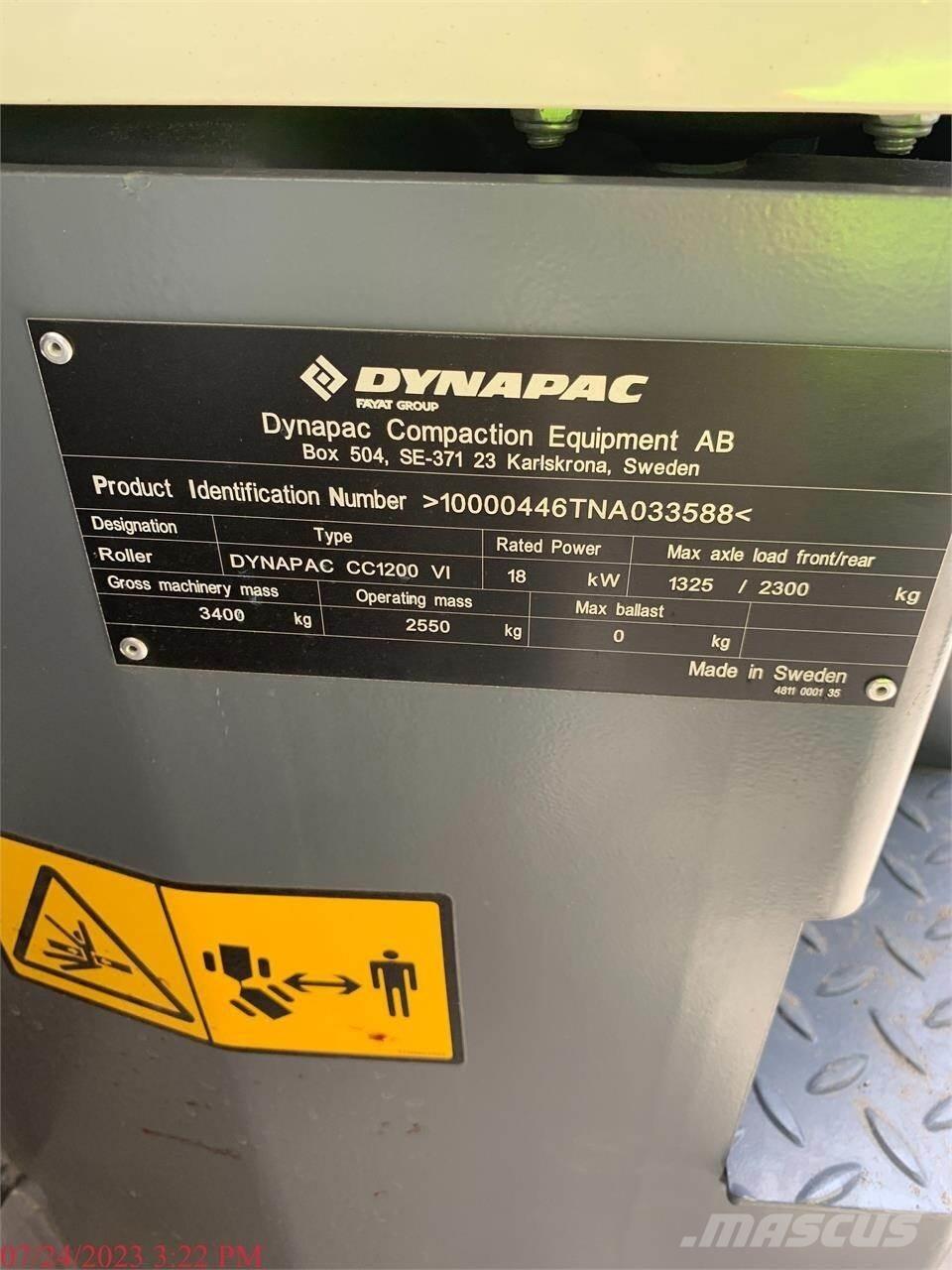 Dynapac CC1200 VI Tvåvalsvältar