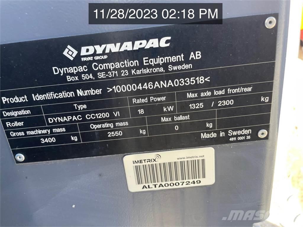 Dynapac CC1200 VI Tvåvalsvältar