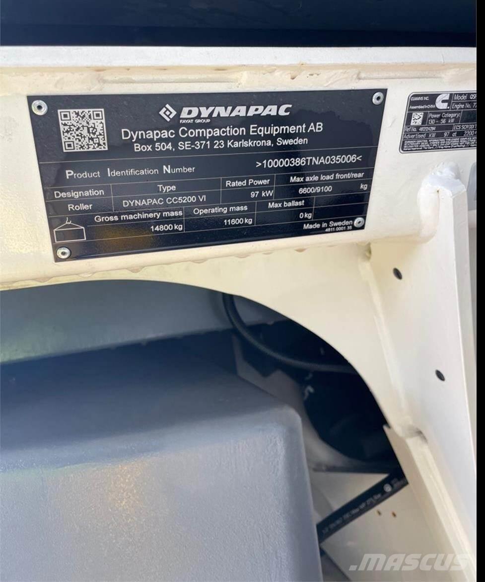 Dynapac CC5200 VI Tvåvalsvältar