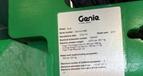 Genie S40 Teleskop bomliftar
