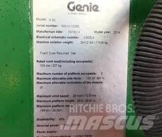 Genie S85 Teleskop bomliftar