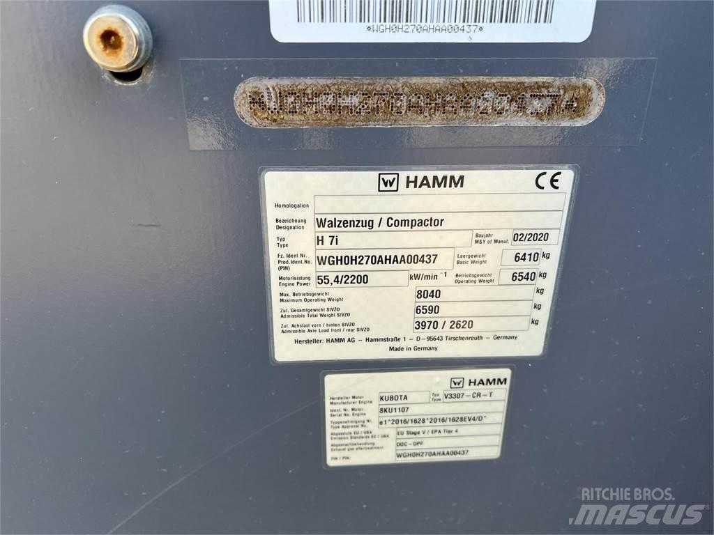 Hamm H7I Tvåvalsvältar