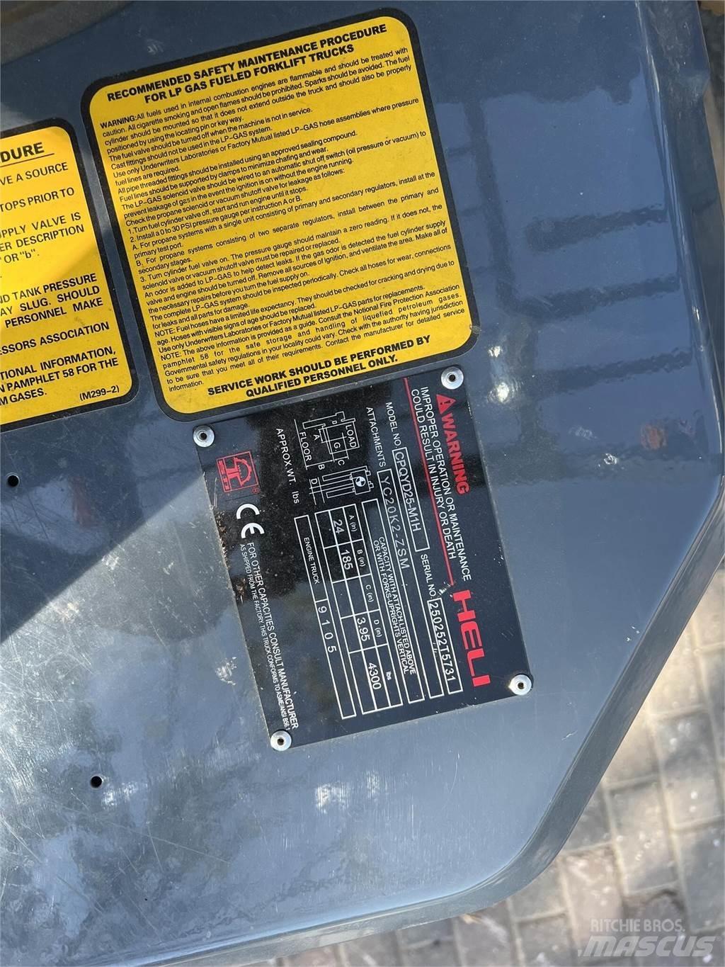 Heli CPQYD25 Övriga motviktstruckar