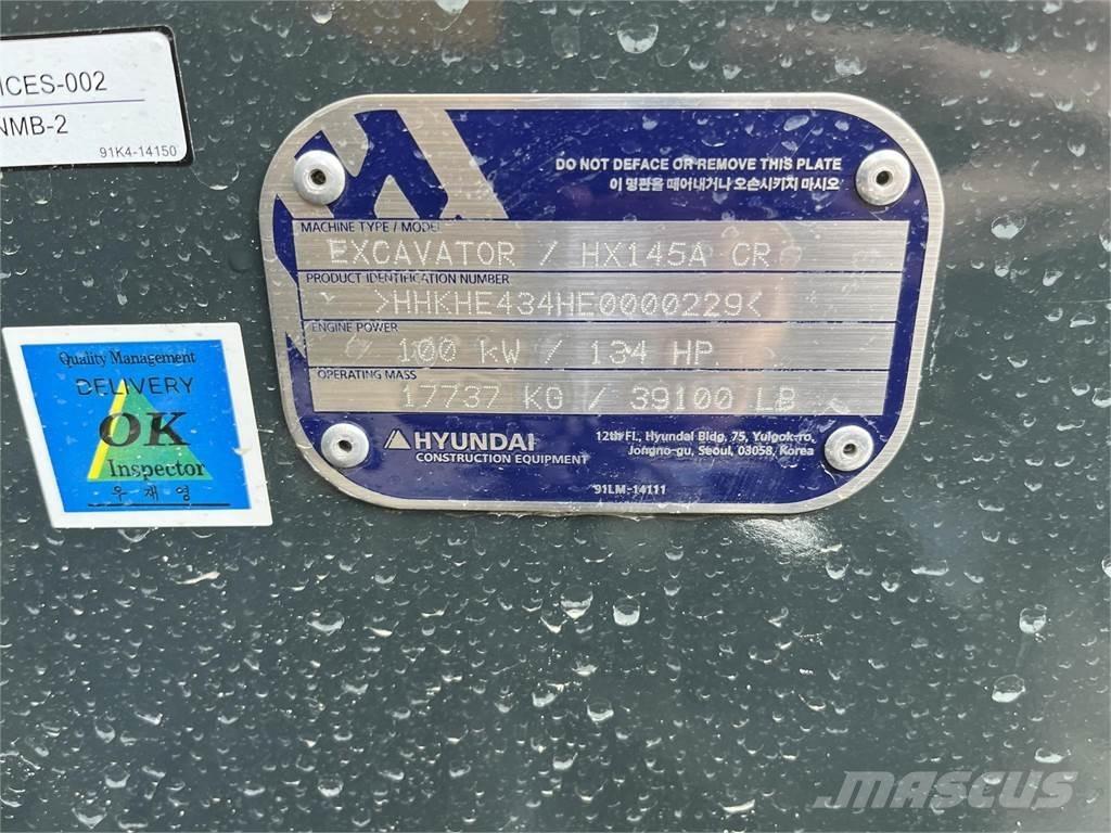 Hyundai HX145A LCR Bandgrävare