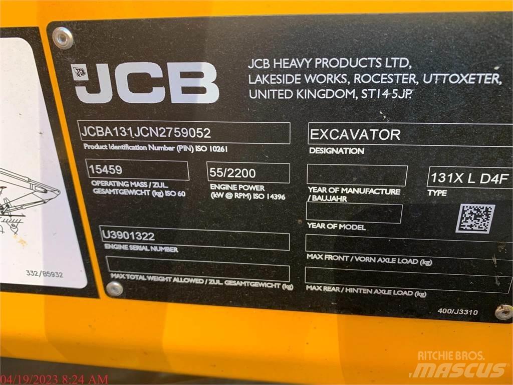 JCB 131X LC Bandgrävare
