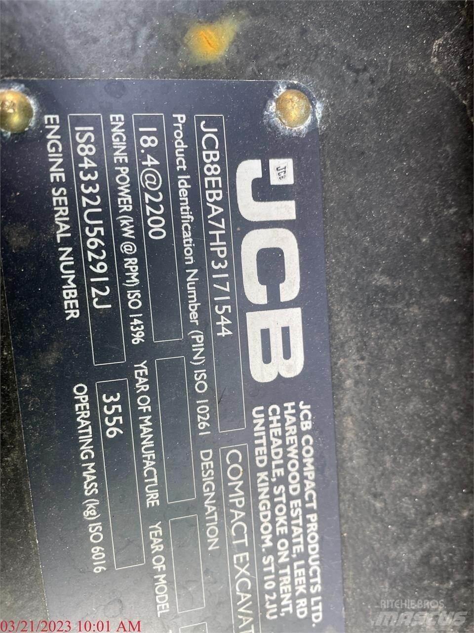 JCB 35Z-1 Minigrävare < 7t