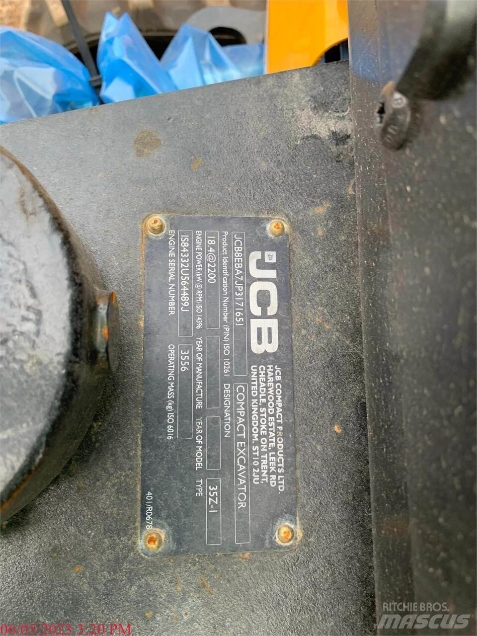 JCB 35Z-1 Minigrävare < 7t