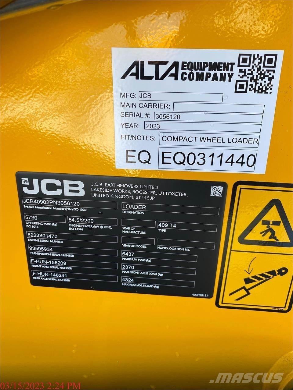 JCB 409 Hjullastare