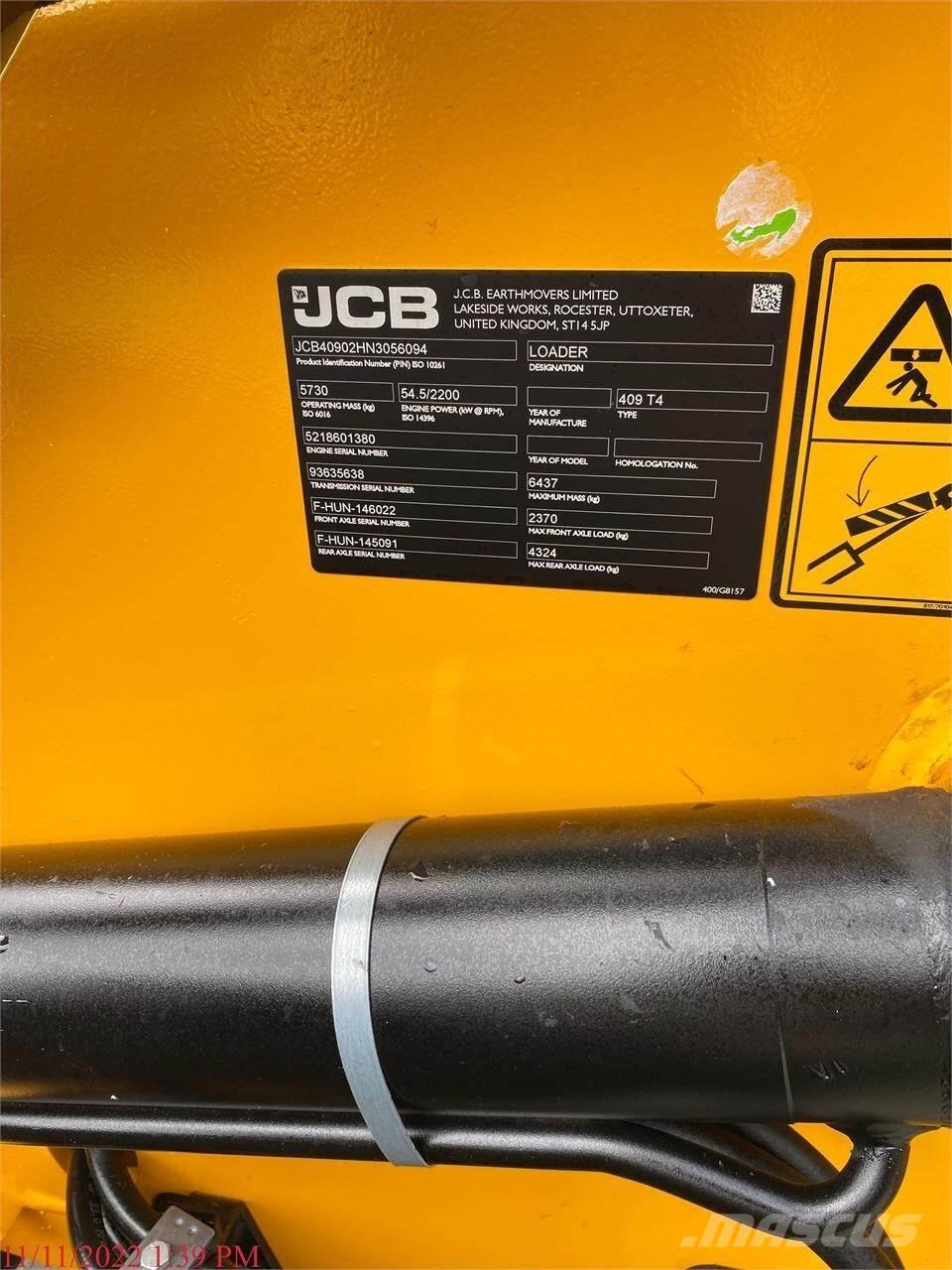 JCB 409 Hjullastare