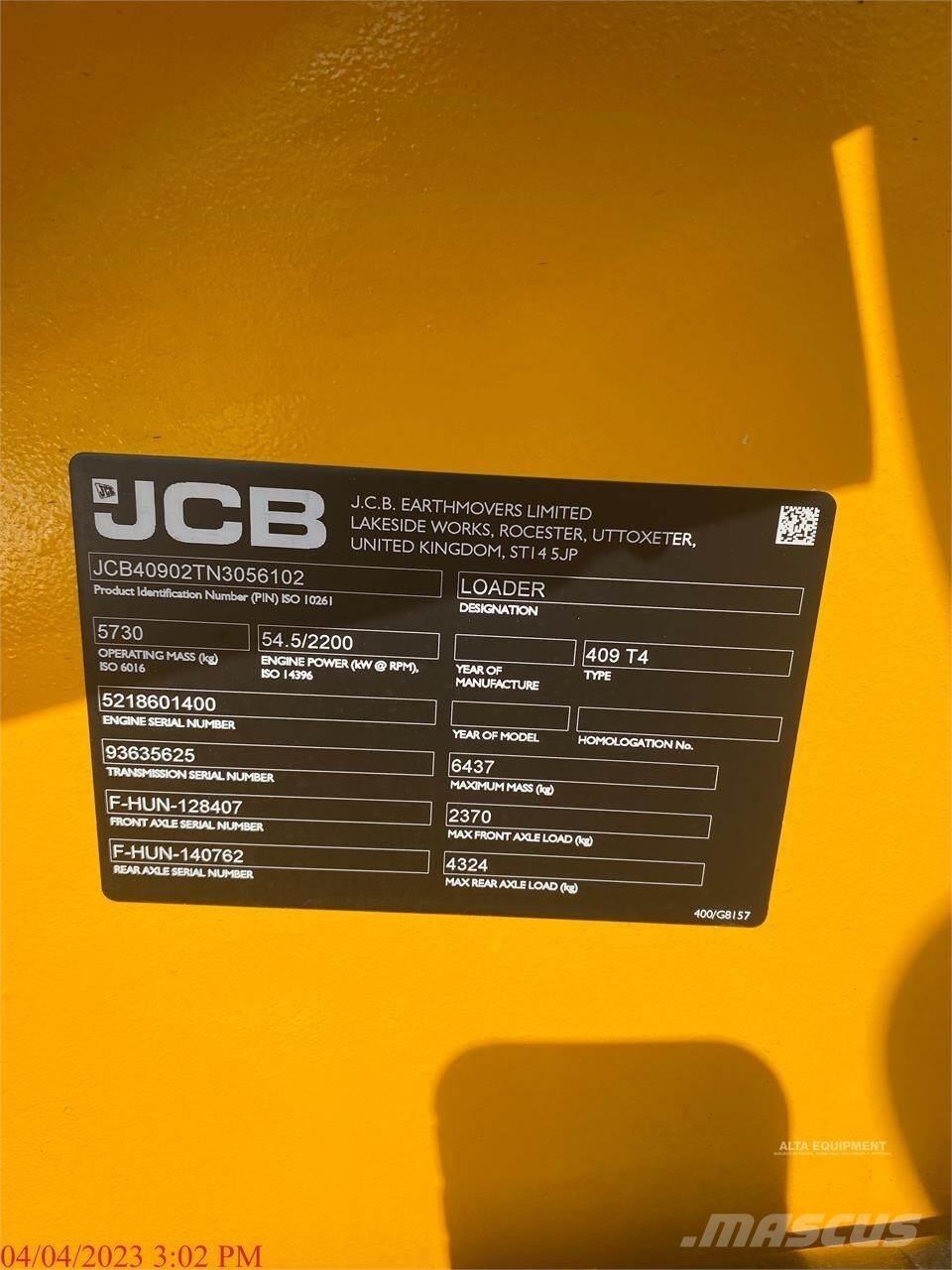 JCB 409 Hjullastare