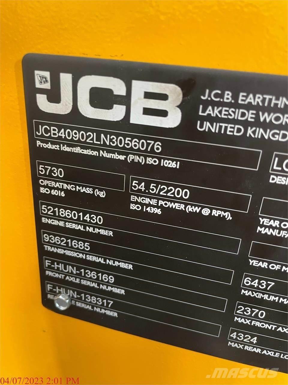 JCB 409 Hjullastare