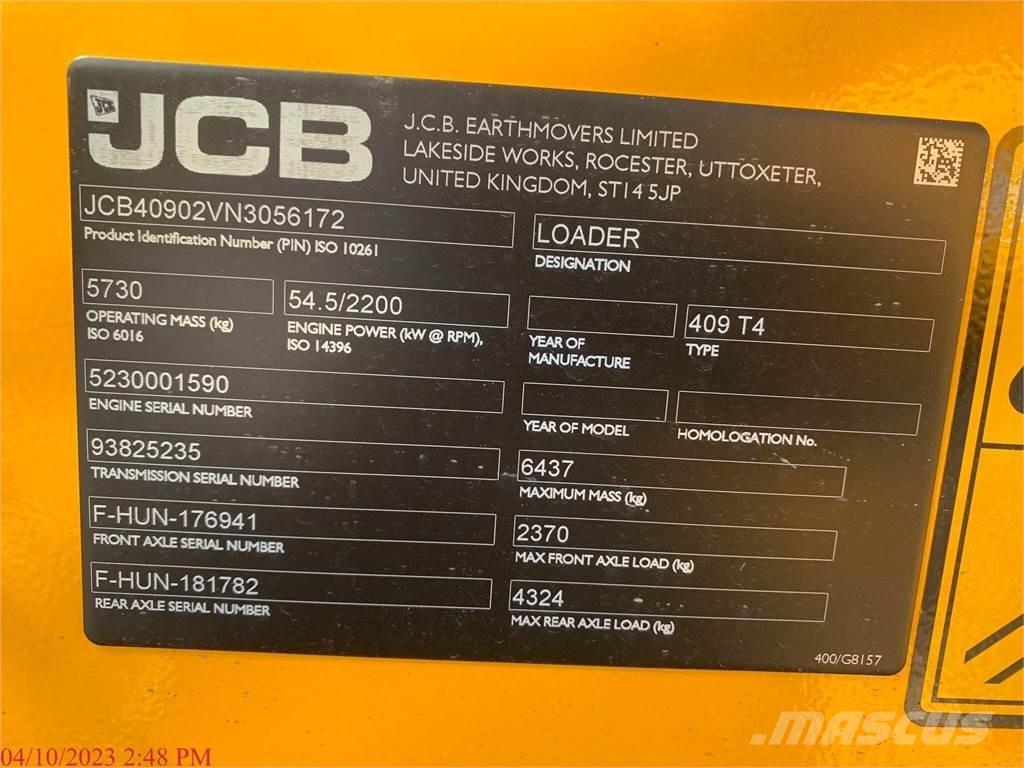 JCB 409 Hjullastare