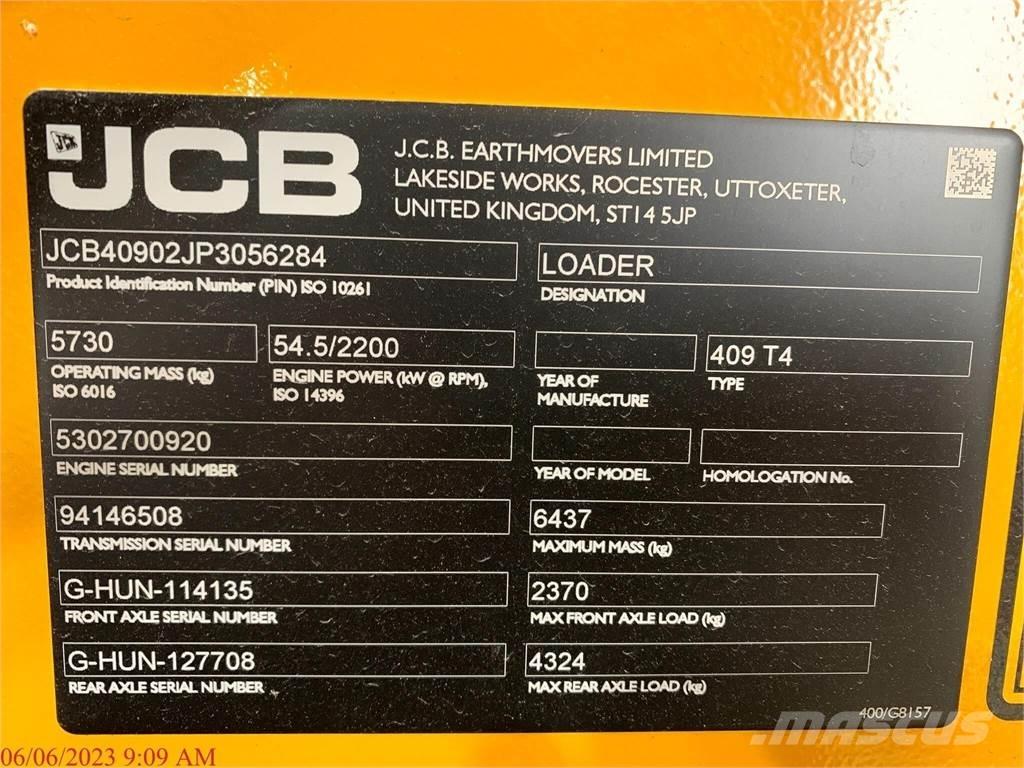 JCB 409 Hjullastare