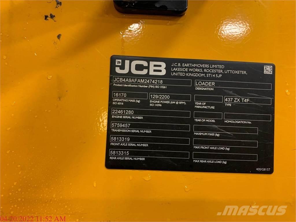 JCB 437ZX Hjullastare
