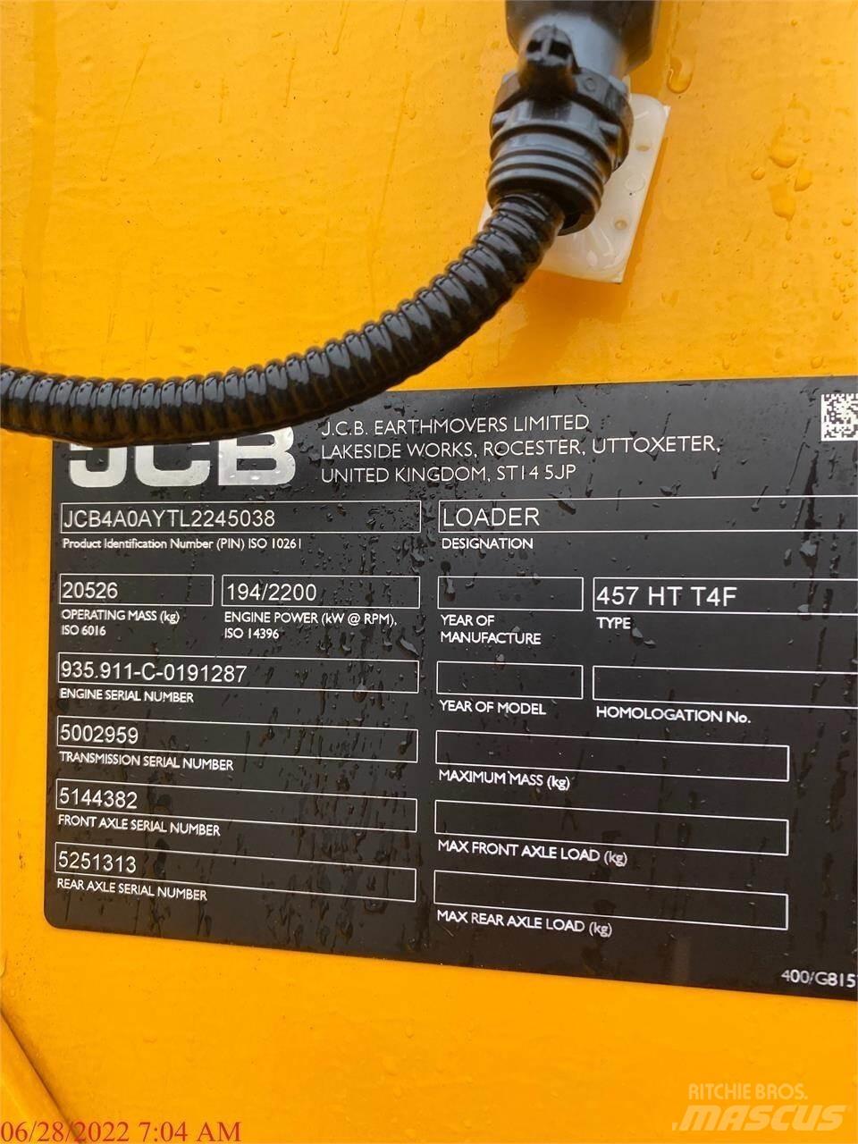 JCB 457HT Hjullastare