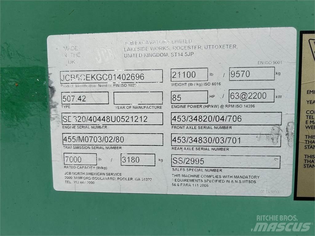 JCB 507-42 Teleskoplastare