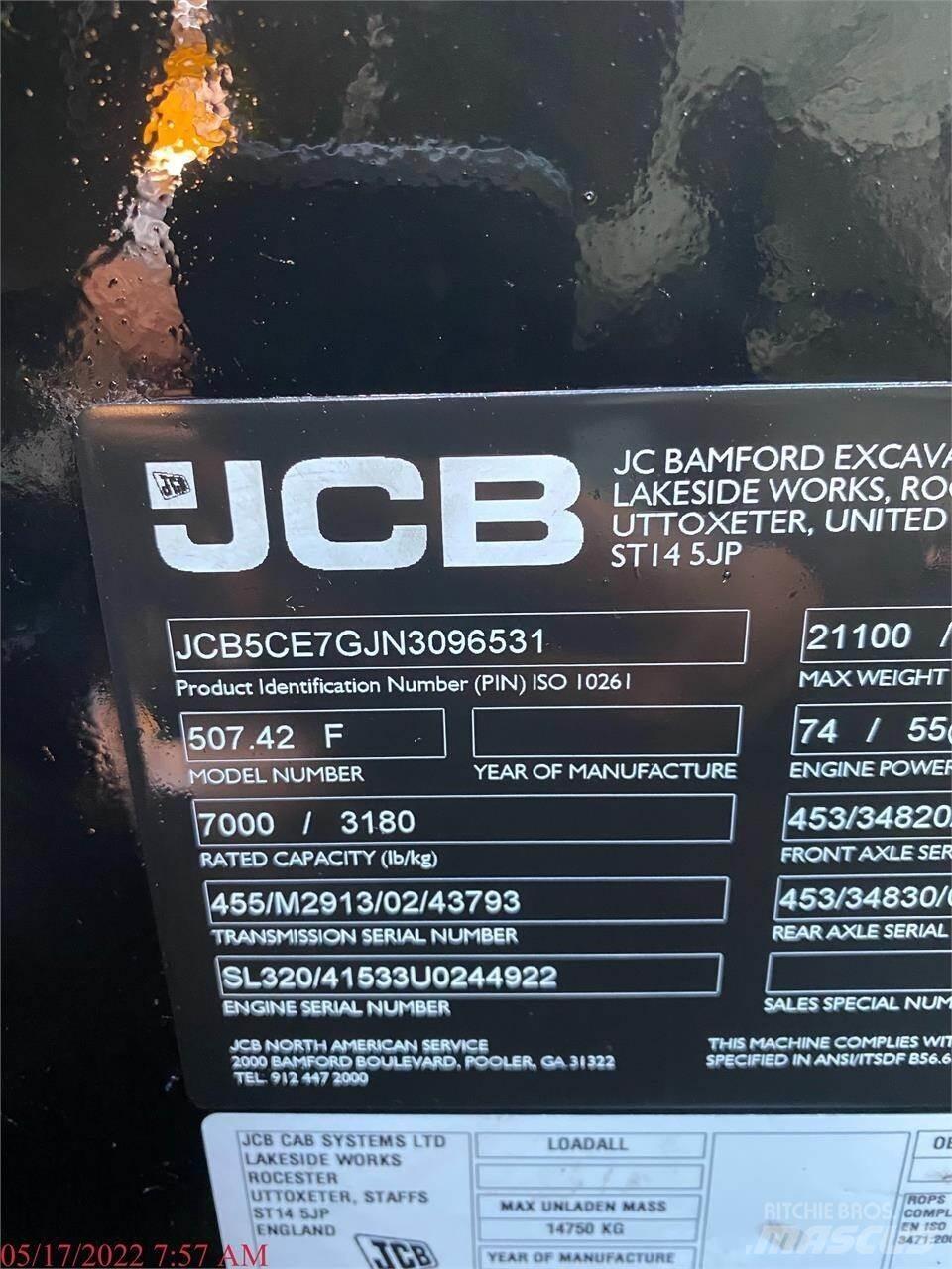 JCB 507-42 Teleskoplastare