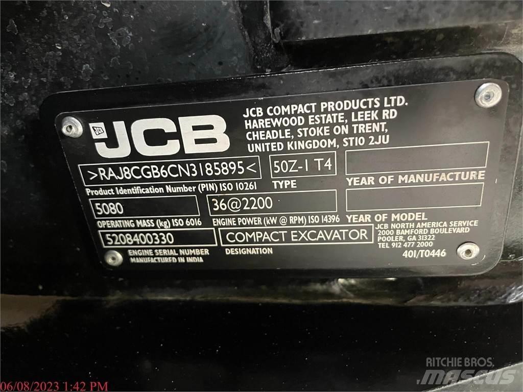 JCB 50Z-1 Minigrävare < 7t