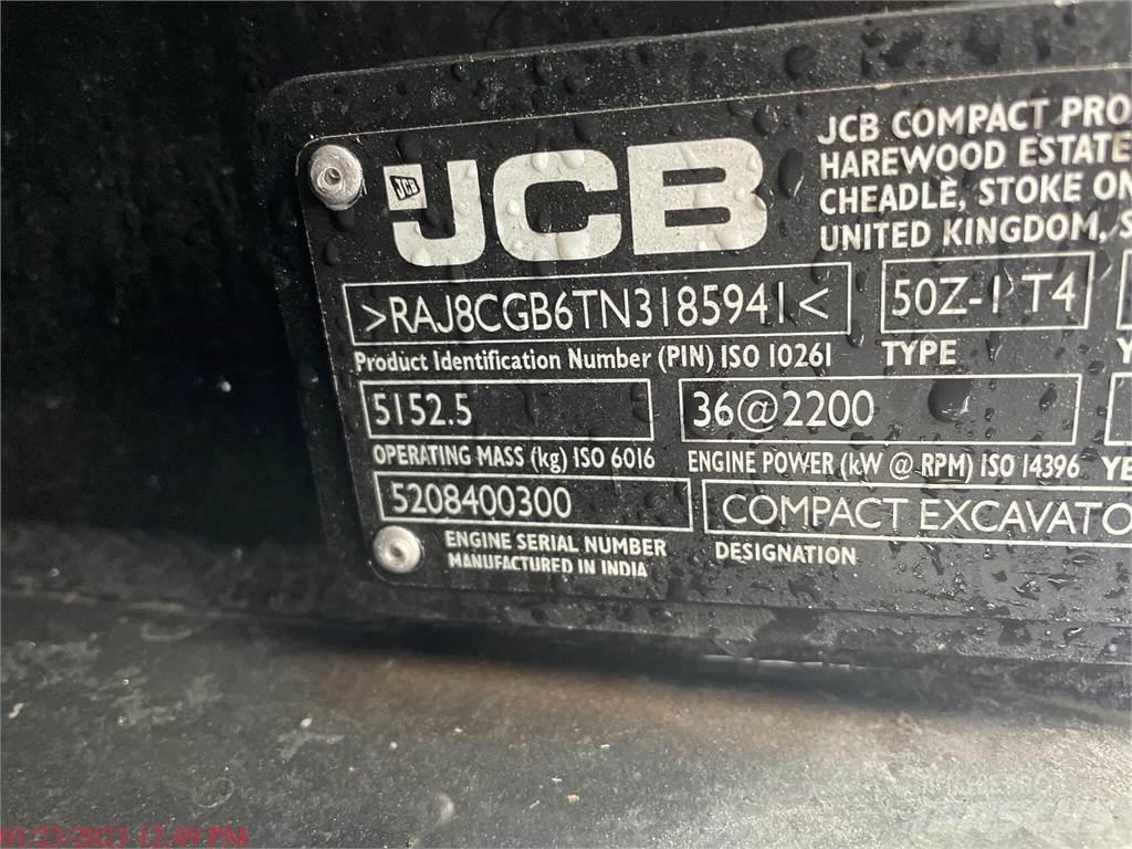 JCB 50Z-1 Minigrävare < 7t