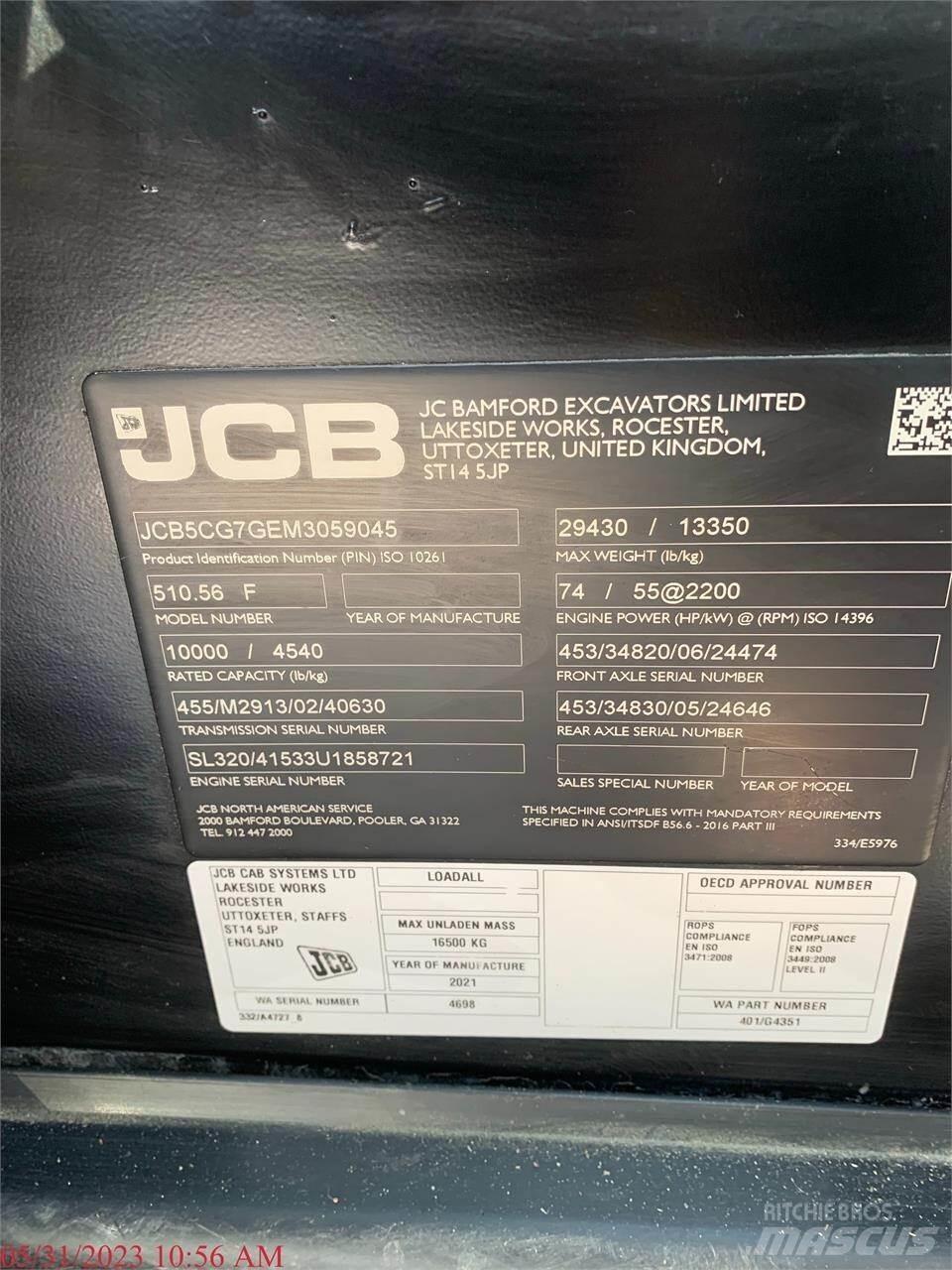 JCB 510-56 Teleskoplastare