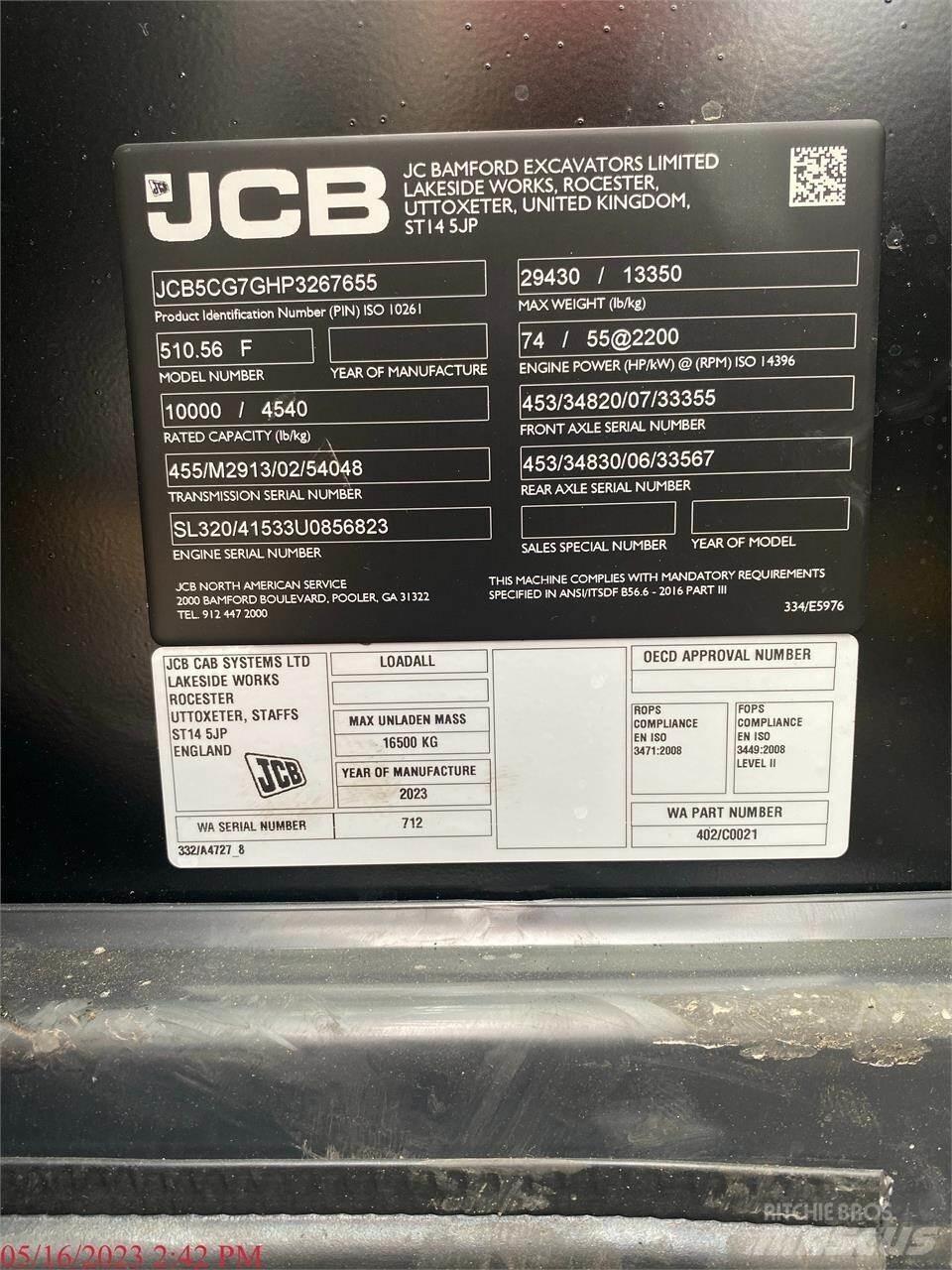 JCB 510-56 Teleskoplastare