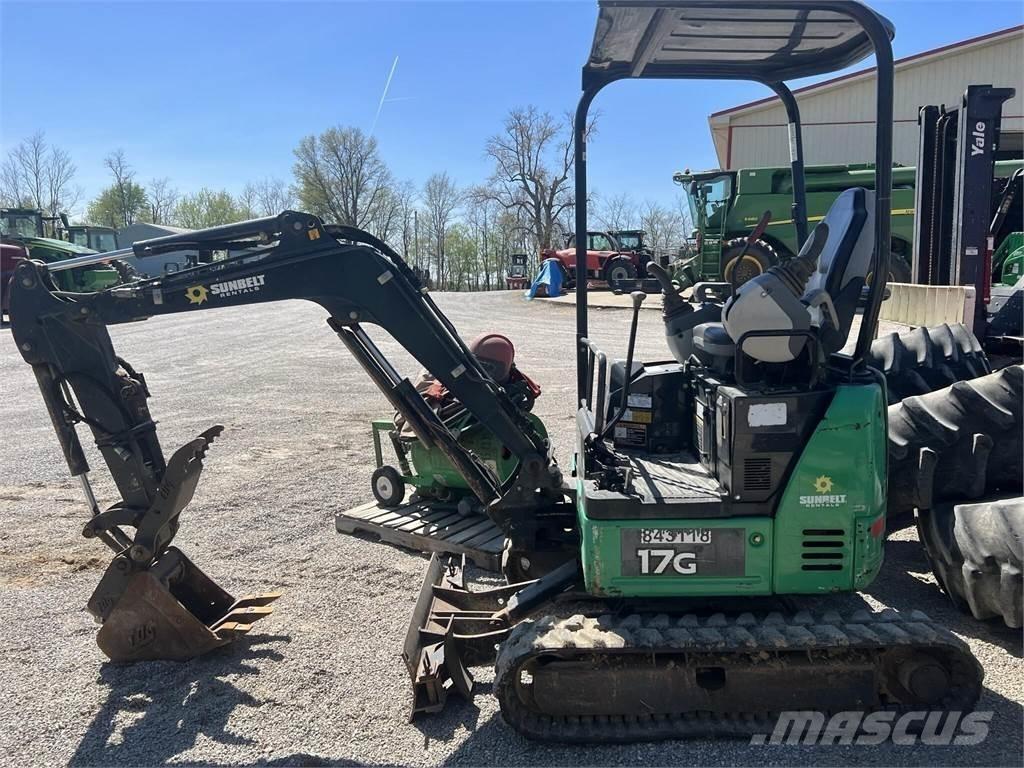 John Deere 17G Minigrävare < 7t