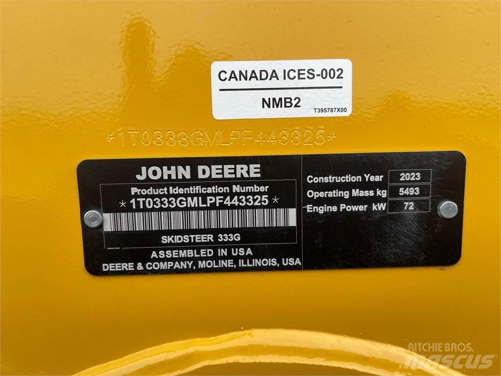 John Deere 333G Skogsfräsar