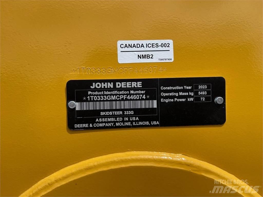John Deere 333G Kompaktlastare