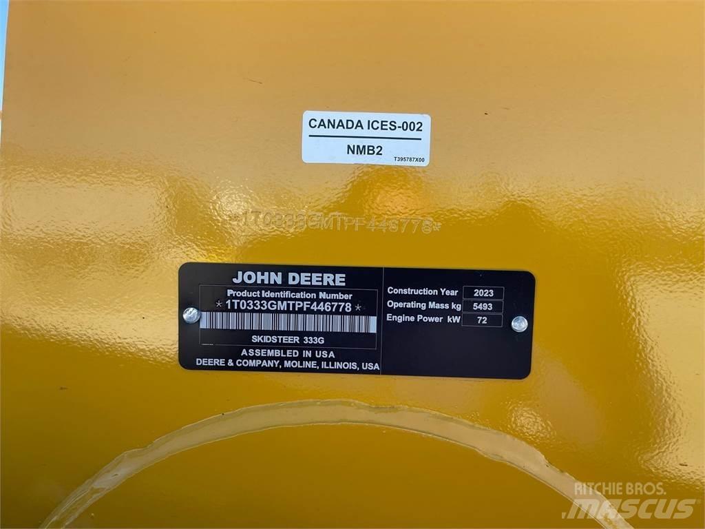 John Deere 333G Kompaktlastare