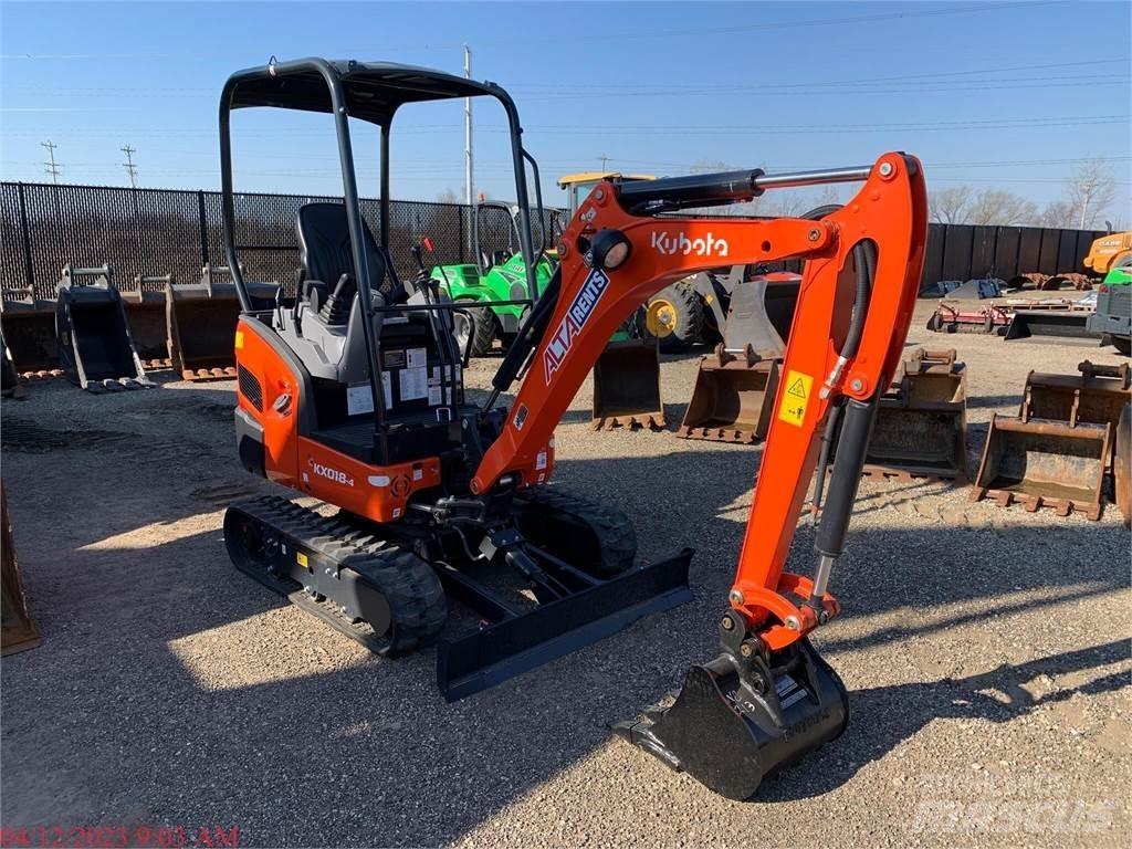 Kubota KX018-4 Minigrävare < 7t