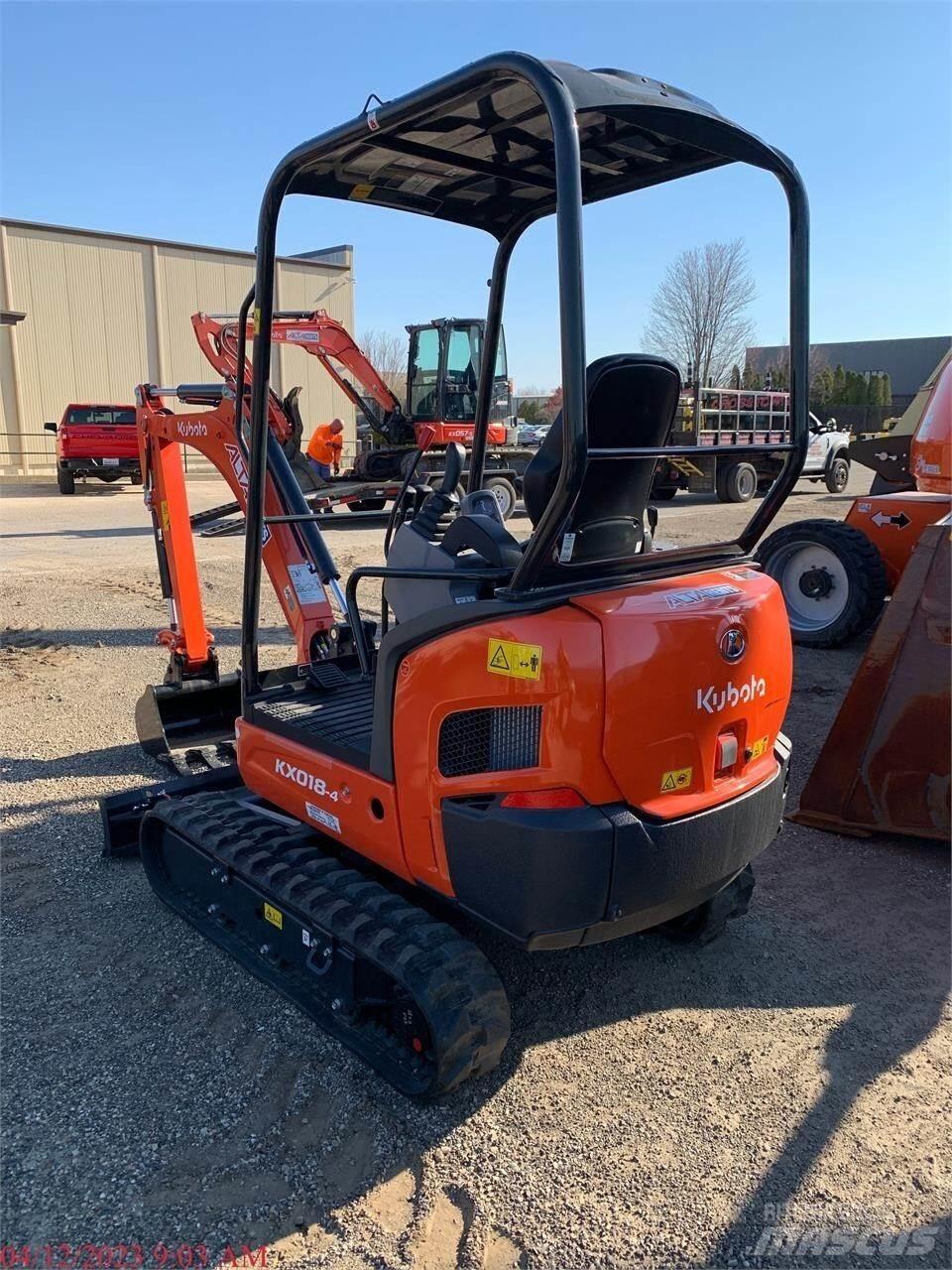 Kubota KX018-4 Minigrävare < 7t