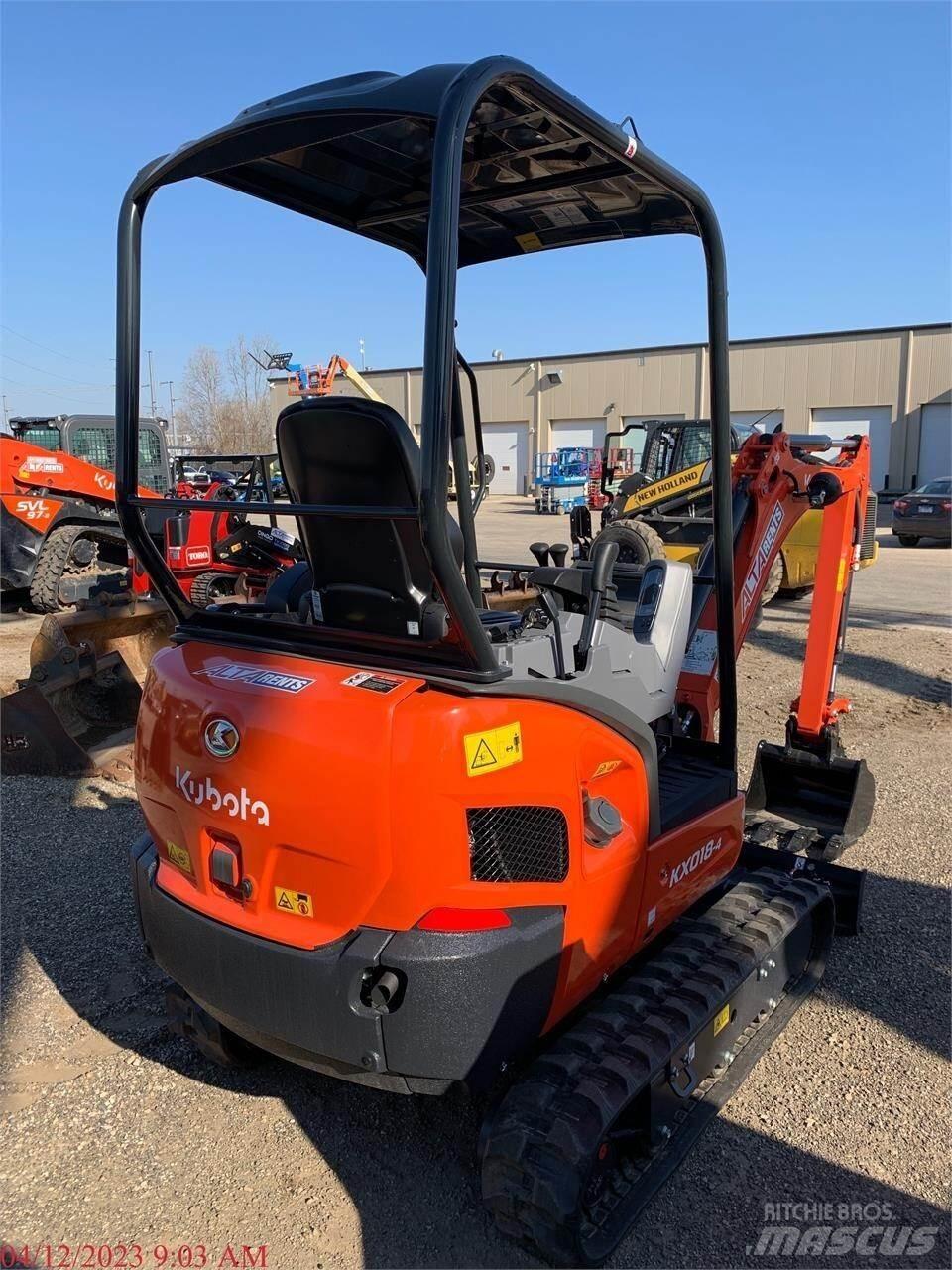Kubota KX018-4 Minigrävare < 7t
