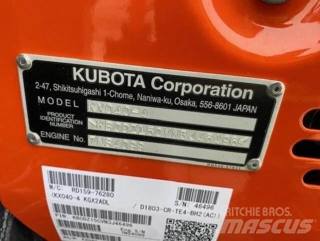 Kubota KX040-4 Minigrävare < 7t