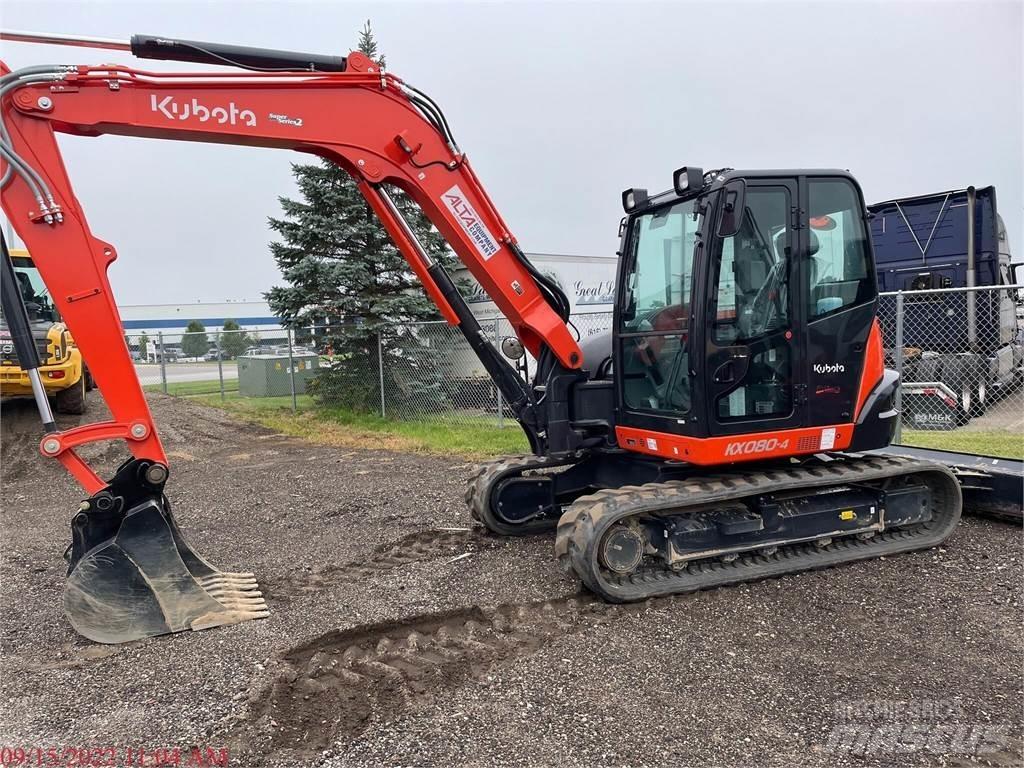 Kubota KX080-4 Bandgrävare