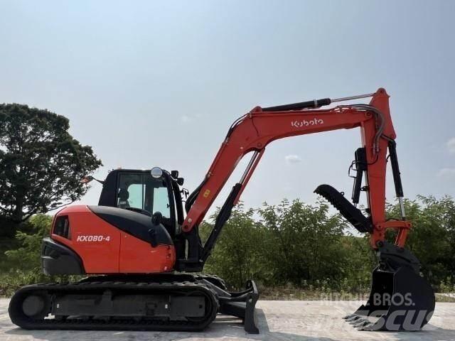 Kubota KX080-4A Bandgrävare