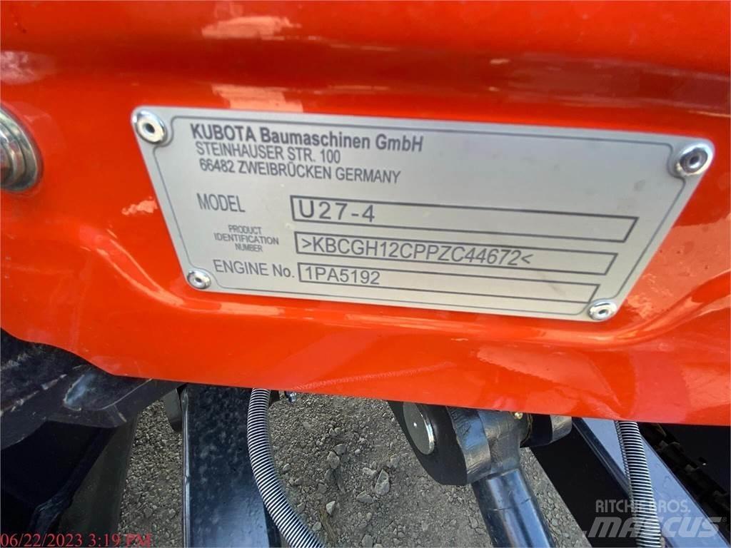 Kubota U27-4 Minigrävare < 7t