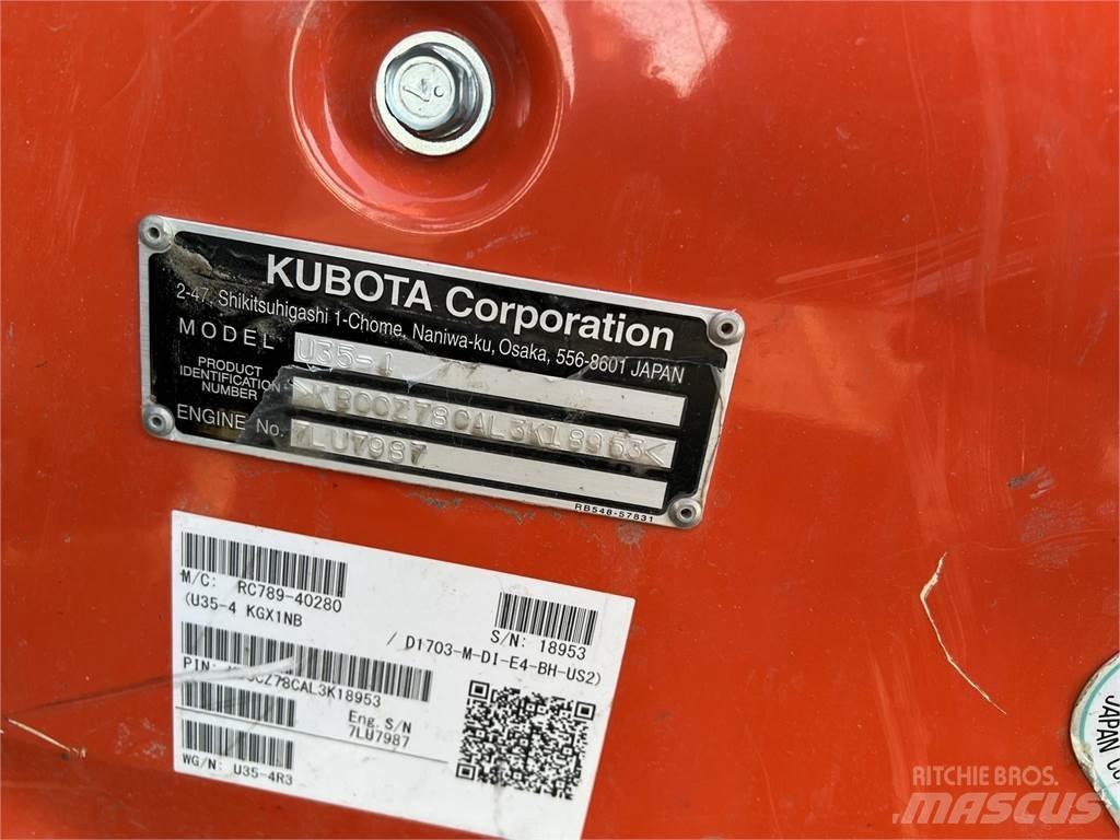 Kubota U35-4 Minigrävare < 7t