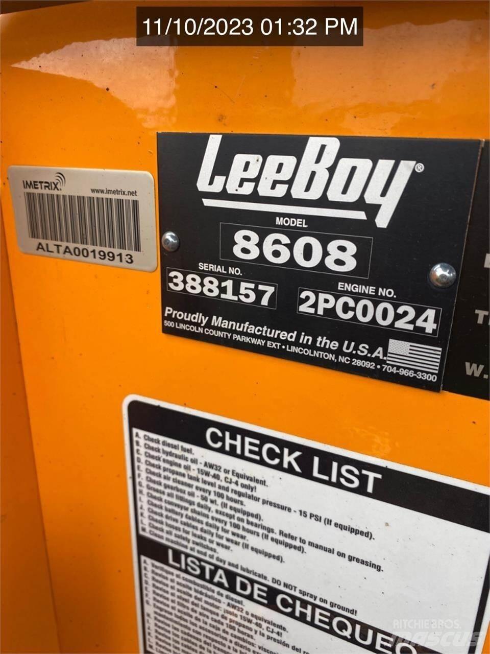 LeeBoy 8608 Asfaltsläggningsmaskiner