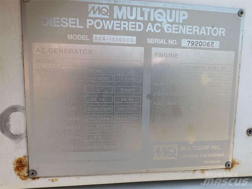 MultiQuip 150 KVA Övriga generatorer