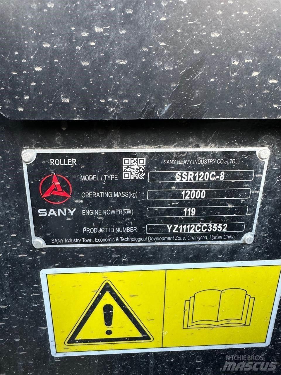 Sany SSR120C-8 Tvåvalsvältar