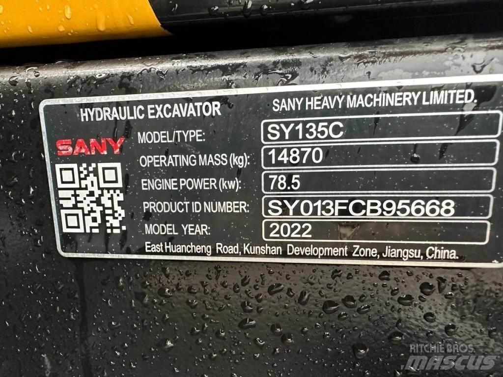 Sany SY135C Bandgrävare