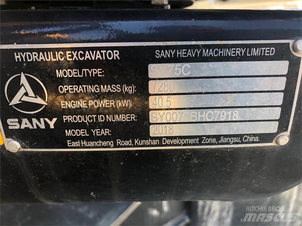 Sany SY75C Bandgrävare