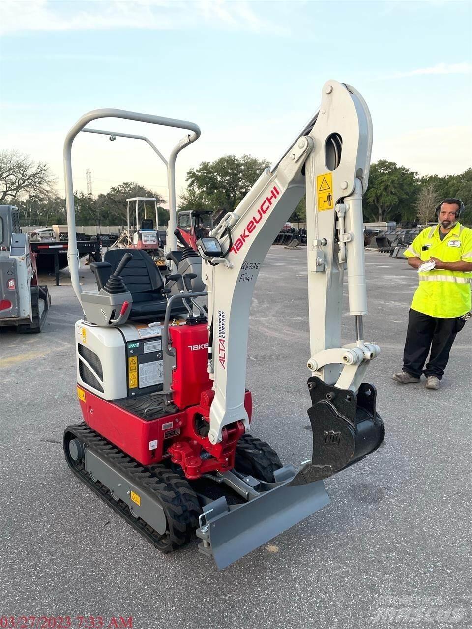 Takeuchi TB210R Minigrävare < 7t