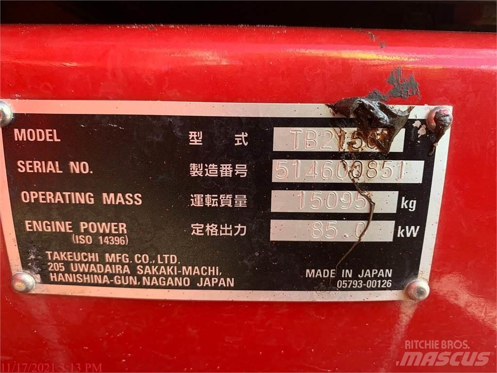 Takeuchi TB2150 Bandgrävare