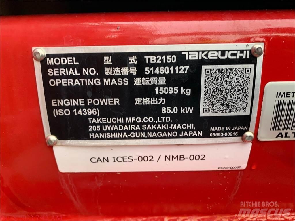 Takeuchi TB2150 Bandgrävare