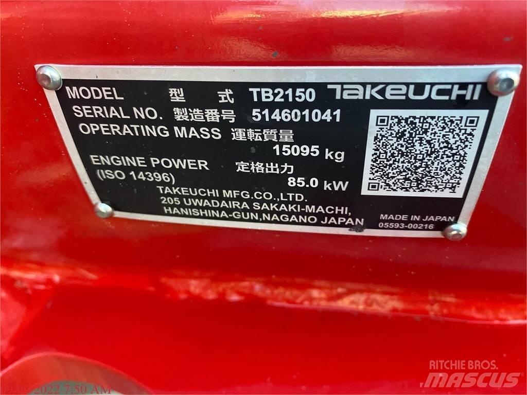 Takeuchi TB2150 Bandgrävare