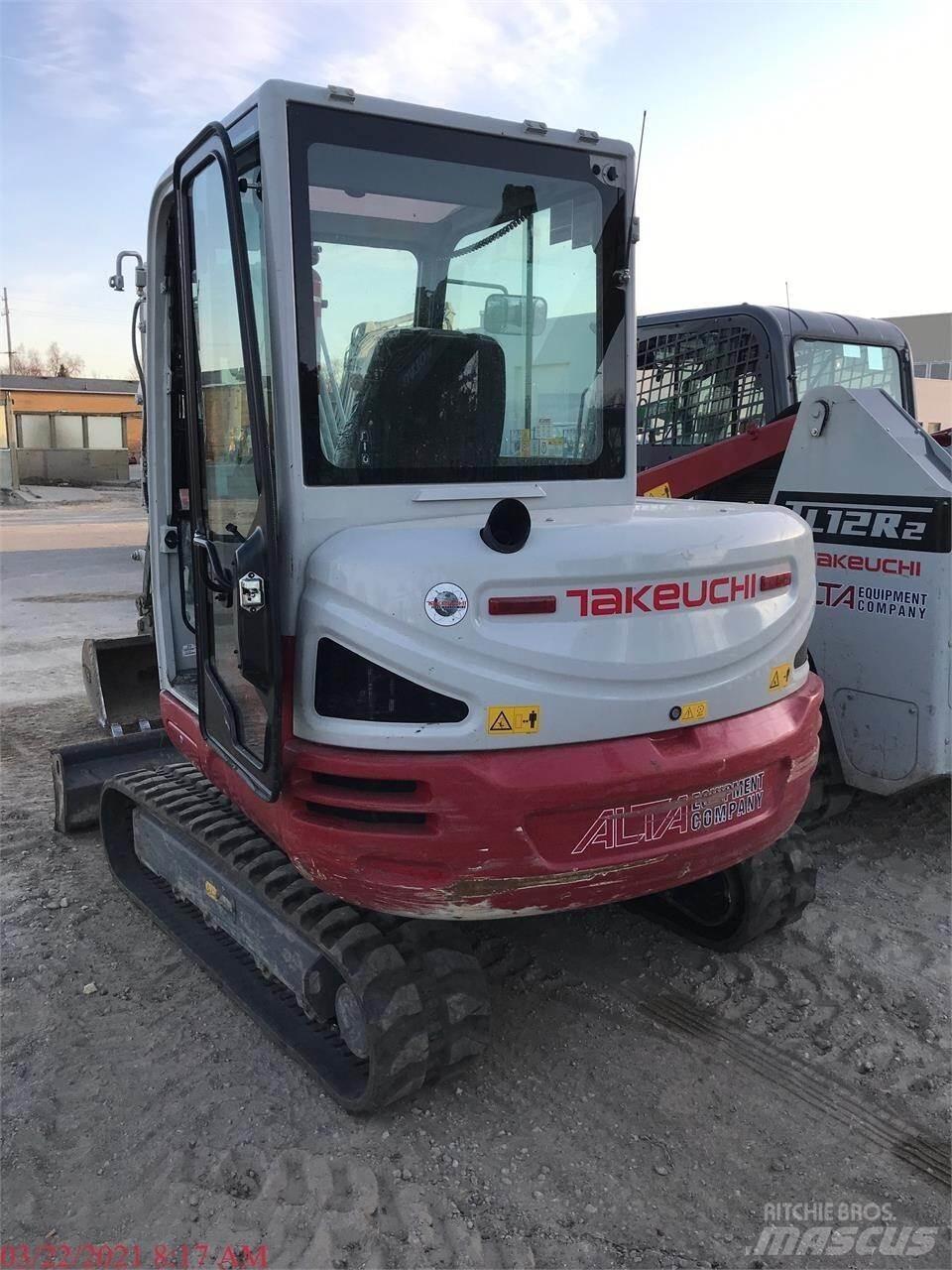 Takeuchi TB240 Minigrävare < 7t