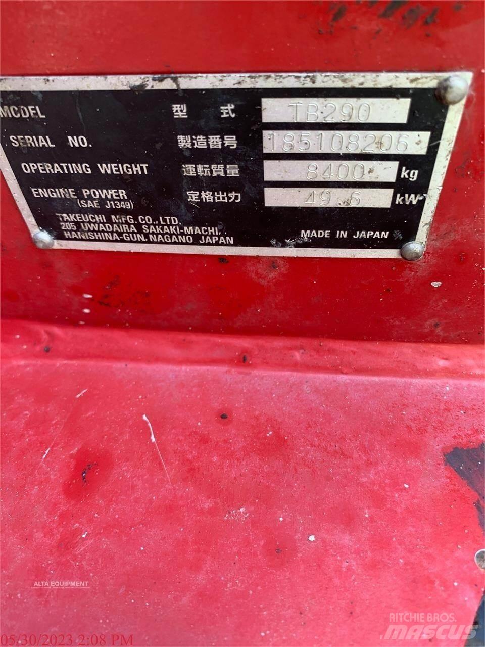 Takeuchi TB290 Bandgrävare
